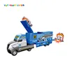 Wholesale boys toy die cast car container railway track parking lot set toy