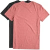 custom screen print plain no brand soft men basic round neck heather color triblend t shirt
