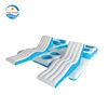 Sunshine custom pvc summer giant water lake party tropical tahiti for 10 person inflatable pool float island