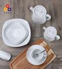 Good price open stock square bowl tea cup and saucer tea pot