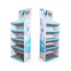 FSDU Custom Cardboard Corrugated POS Display Shelf Units,POP Template Folding Cardboard Water Bottle Floor Display Stand