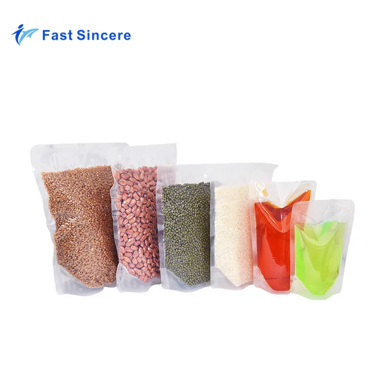 Custom Printed Plastic Food Biodegradable Vacuum Seal Bags Food Biodegradable Vacuum Seal Bags