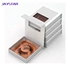 Luxury square eyelash box gift magnetic eyelash box with mirror for makeup cardboard gift