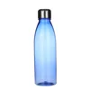 670ML AS Plastic Water Bottle Cola Shaped Drinking Water Bottle Blue with Lid