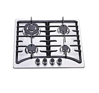 Built In Gas Hob 4 Burners Black Cooktop Wok Burner Buy Wok