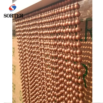 copper chain curtain