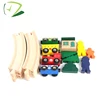 Educational toys children wooden railway track basic train set