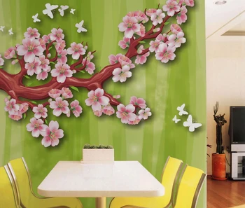 Cherry Wallpaper Pohon Sakura Mural Bunga Kertas Dinding Untuk Dekorasi Buy Wallpaper Bunga Sakura Mural Product On Alibaba Com