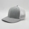 Customised Heather Grey Blank Trucker Hat,Plain White Mesh Snap Back Hat,Youth Yupoong Trucker Caps