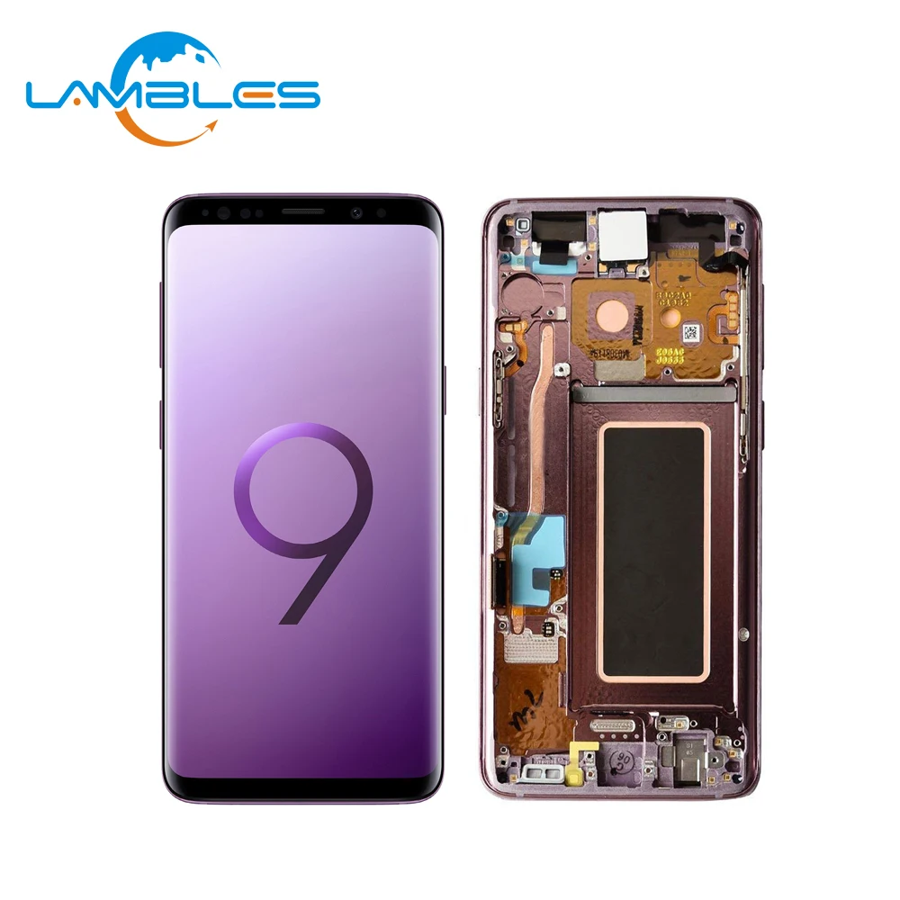 12 Months Warranty For Samsung Galaxy S9 Plus LCD Screen Replace.For Samsung S9 Plus LCD Display Digitizer Assembly With Frame