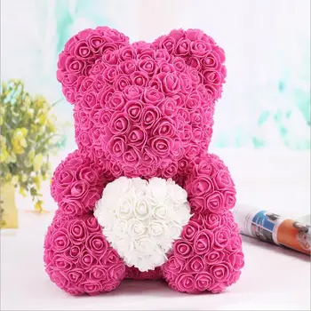 eternal rose teddy bear