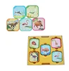 Interactive learning 3D AR animal toy baby education card