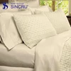Hotel/home custom 4pcs king size comforter bed sheet bedding set