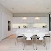 all in one price high gloss insert MDF carcass kitchen cabinet