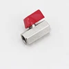 Pneumatic Mini Brass Ball Valve Price Double Inside Female Threaded Handles Ball Valve in Oil and Gas