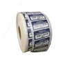 Printable bar code warranty destructible sticker labels