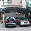 2019 Sample order accepted aluminum pc car parking shed design for outdoor