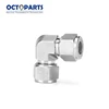 1/2 Tee Gas Flow SS304 Double Ferrule Compression Fitting