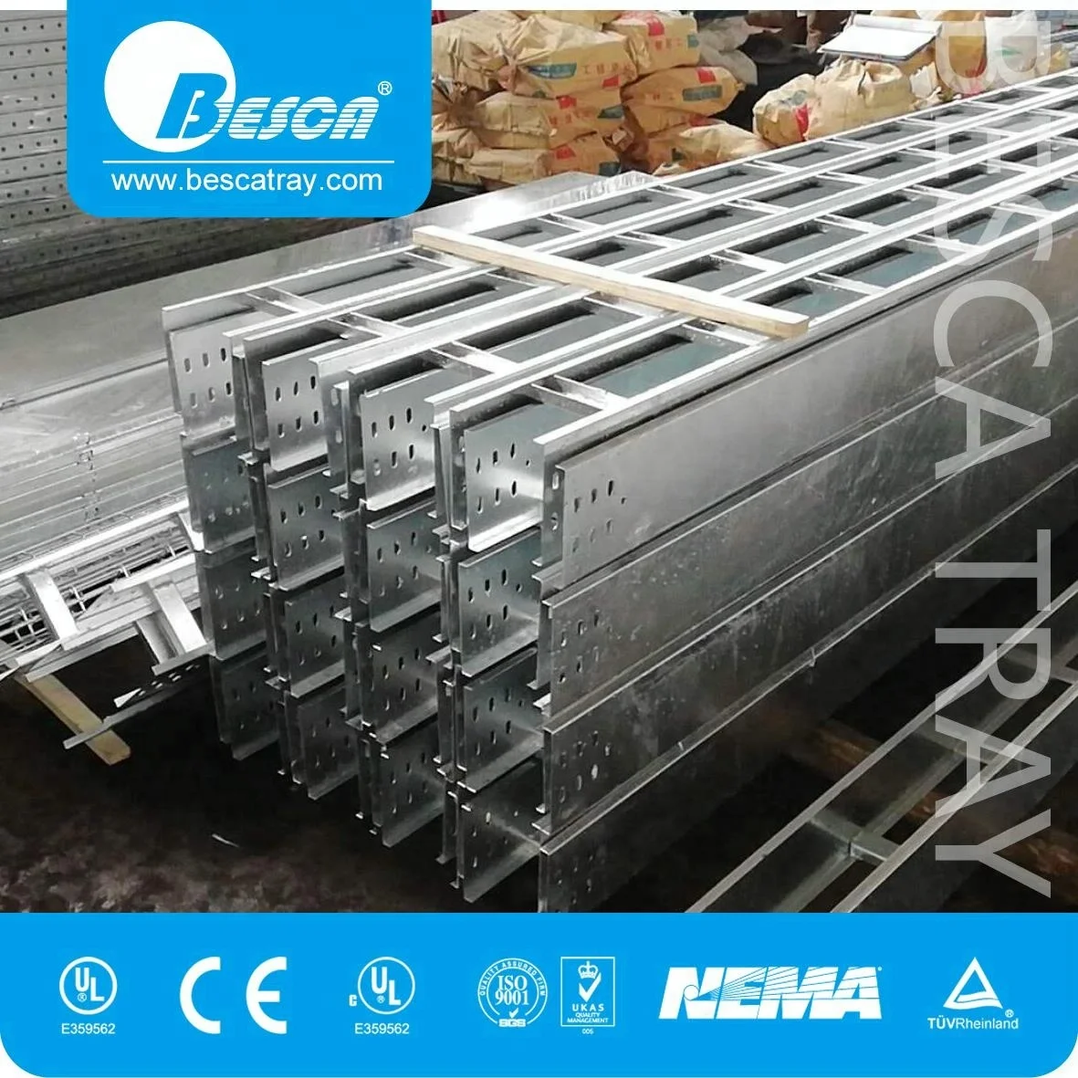 Cable Ladder Vertical Elbow Cable Ladder Fittings For Cable Laying