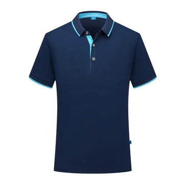 New High Quality Blank Plain Navy Blue Polo T Shirt For Male Female ...