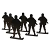 Factory directly Airgun Metallic soldier Silhouette shooting Targets - 4pcs