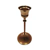According To Design Customized Various Metal Fabrication OEM Electric-plating Copper CNC Machining Turning Candle Holder