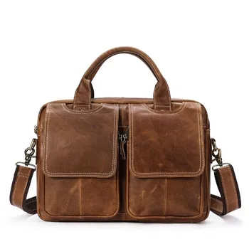 Wholesale Classical Men Crossbody Briefcase Antique Leather Briefcase - Buy Laptop Bag Mens ...