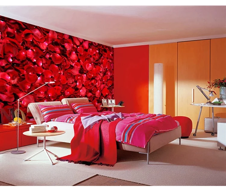 Red Rose Petal Beautiful Wall Murals For Wedding Room Hotel Couple Room Buy Hotel Couple Room Wallpaper Living Walls Wallpaper Wallpaper For Teenage