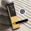 New model high quality stainless steel hotel lock with gold color and free software