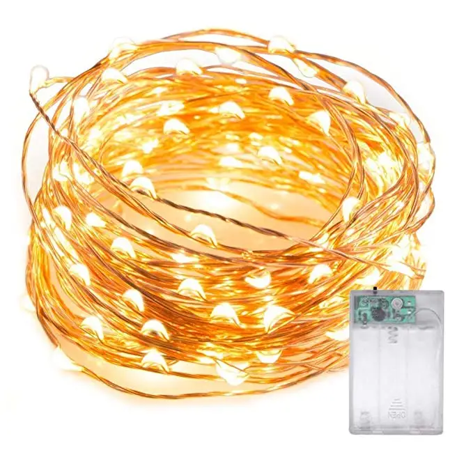 Fairy String Lights 5M 50 LEDs Firefly String Lights Battery Operated Starry Fairy Lights