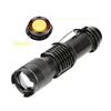 Amazon top sale Outdoor camping torch Light Optical zoom strobe mini torch light Waterproof LED Lantern 14500 AA Lamp