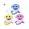 Automatic Bubble Blower Electric Musical Shark Bath Bubble Machine With Music