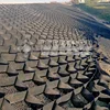 HDPE geocell ground stabilization Gravel Grid
