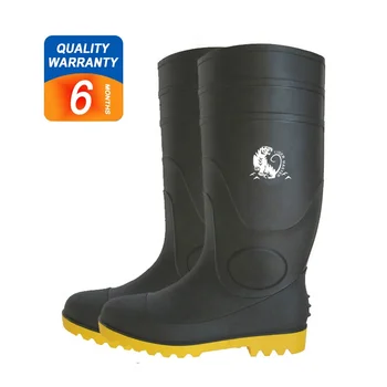 chemical resistant steel toe rubber boots