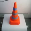 New Plastic led road safety collapsible traffic cone