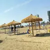 PVC PE fireproof artificial rena thatch plastic synthetic thatch roll water reed thatch
