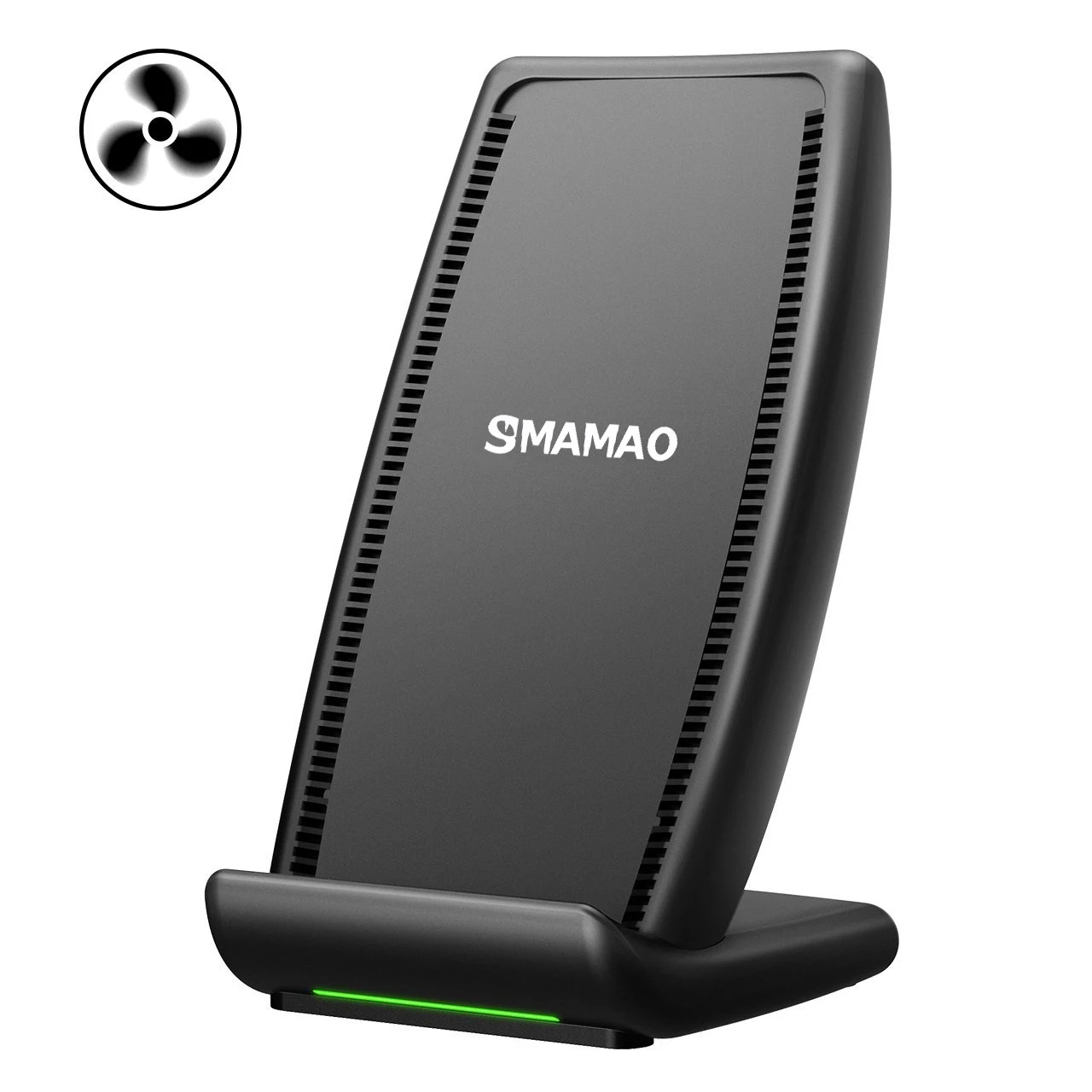 
Fast charging speed with cooling fan support 15w 10w for all QI-standard cell phone wireless charging for samsung and iPhone 