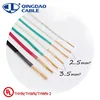 BV/THHN/THWN/THWN-2/THW copper conductor PVC insulated 1/2/3/4/5 core 3.5mm 2.5mm 4mm single strand copper wire copper cable