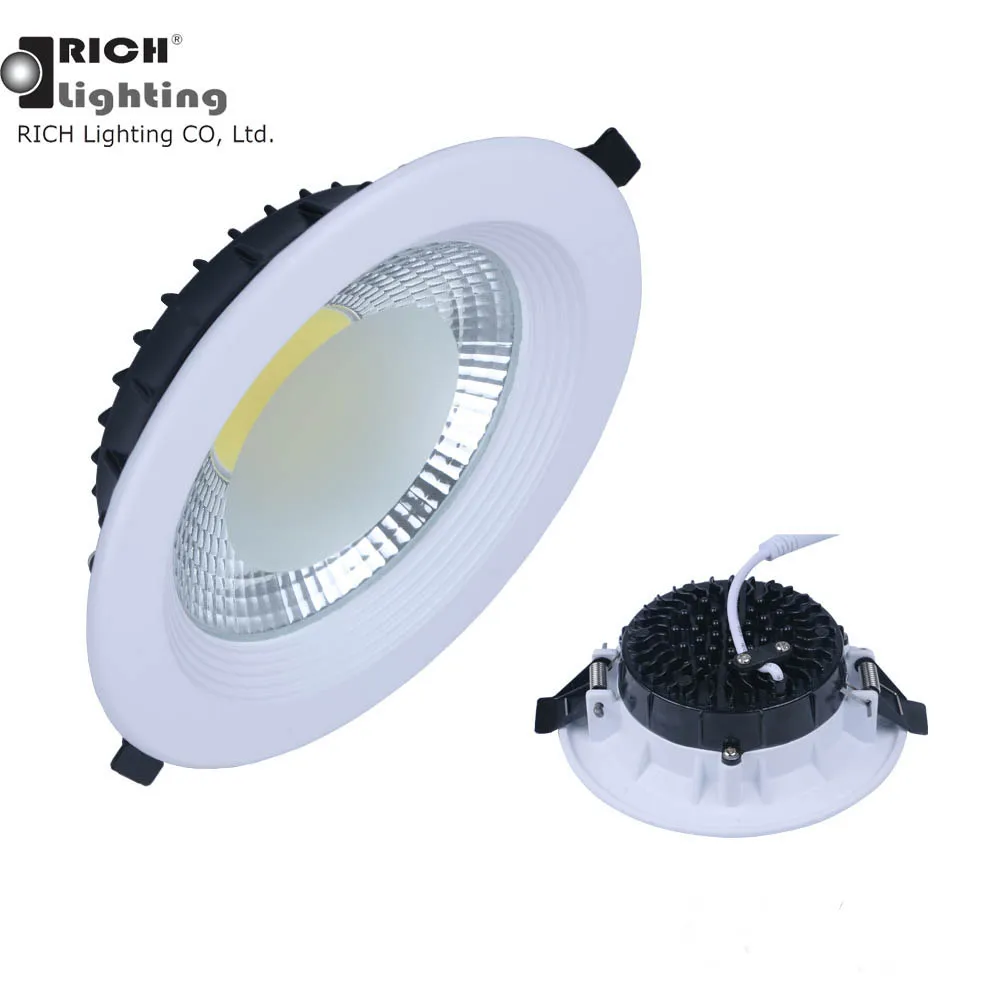 2019 new model 30W 8 inch 200mm Cut out Recessed COB downlight Led down light CB Certification For Saudi Market