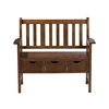 Custom 16 year manufacturer traditional brown park chair bench slats wooden storage bench