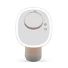 LED lighted Makeup Mirror with Cool Mist Humidifier , 3 color models , rechargeable battery with touch switch