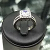 Wholesale Classic 18K Gold Princess Cut Type Wedding Bands Diamond Ring