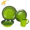 100% melamine dinnerware set A5 high quality wholesale melamine two-tone tableware set