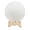 3D Light Print Earth Lamp USB Rechargeable Touch Switch Led Night Light Home Decor Creative Presents
