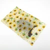 Reusable Beeswax Food Wrap Set Manufacturer Factory Price Sandwiches Bread Packing Bee Wax Wraps Custom Design Pattern Customize