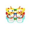DIY Building Bricks Glasses Baseplate for Creative Building Birthday Party Favors for Kids Girls Boys