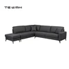 promotion popular l shape sofa set modern latest corner sofa design canape angle sofa with ottoman