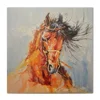 Home Decoration Modern Abstract Black Home Goods Oil Painting of Horses