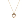 4-piece Jewelry Set heart-shaped necklace earrings ring bracelet set