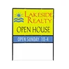Black metal real estate sign 18"x24" sign board frame